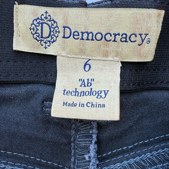 Democracy "Ab" technology Freedom Ankle Length Jeans Size 6 - Picture 6 of 14